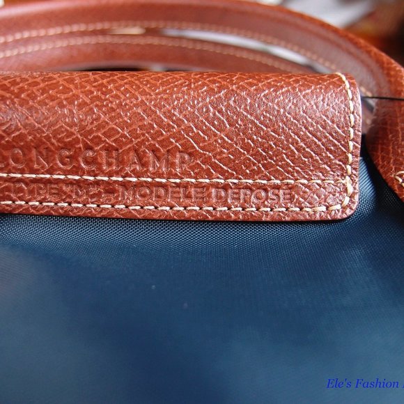 ❤️ NWT LONGCHAMP Le Pliage Type M Medium Short Handle Tote Gunmetal Gray AUTHNTC - Picture 15 of 16